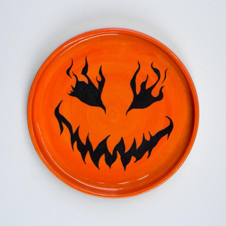 Wushman & Cakefield Corp. ceramic plate collab A