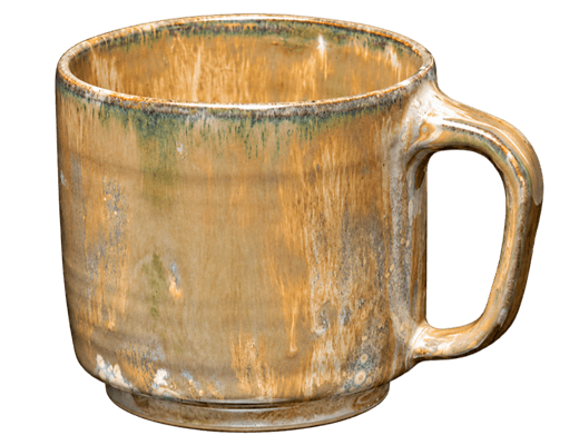 Amber speckle mug