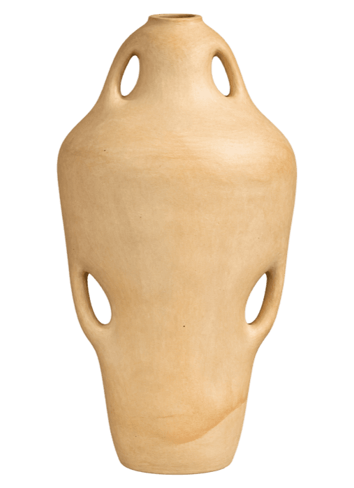 Tall handled vase